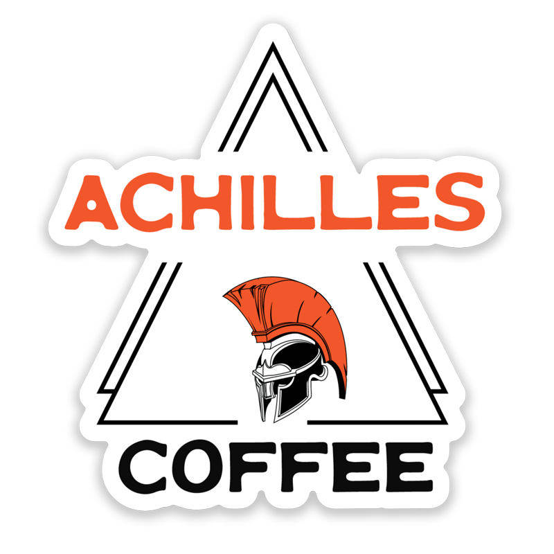 Achilles Coffee Roasters Logo Sticker