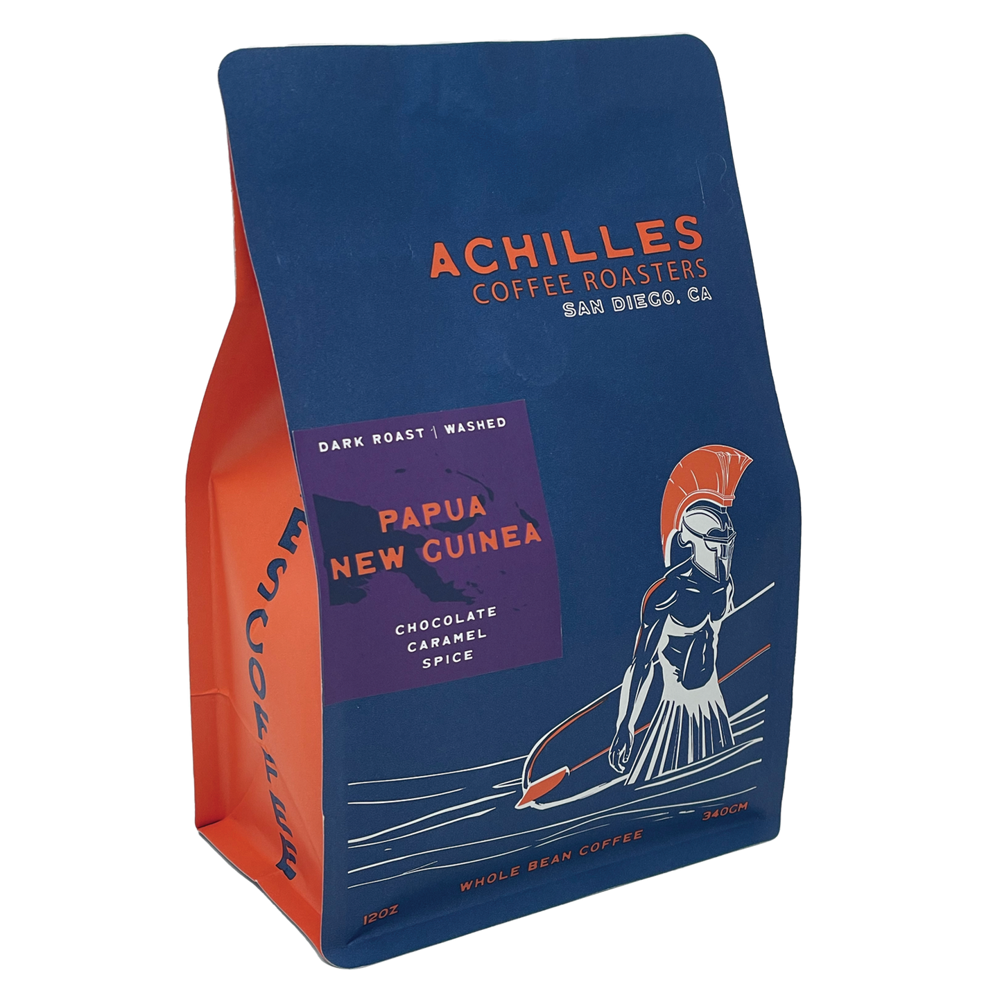 Buy Papua New Guinea Dark Roast Single Origin Coffee Achilles Coffee Roasters
