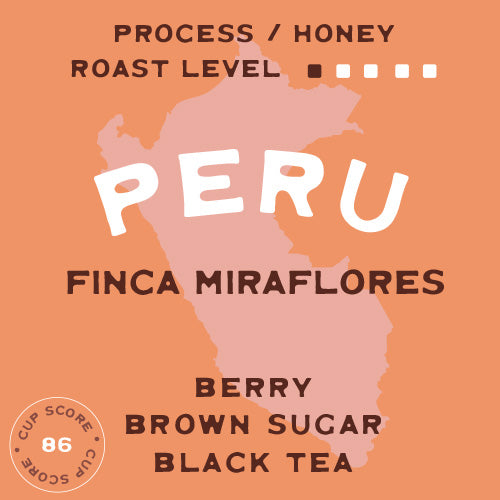Peru Finca Miraflores Honey Bourbon