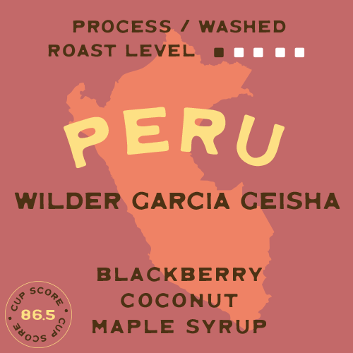 Peru Wilder Garcia Geisha Washed
