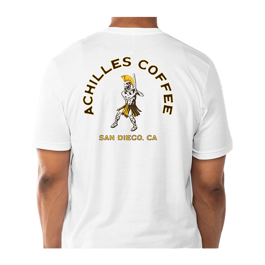 Achilles Coffee #9 Jake Cronenworth T-Shirt Back