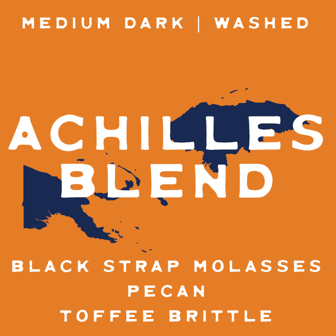 Achilles Blend of Medium and Dark Roast Coffee