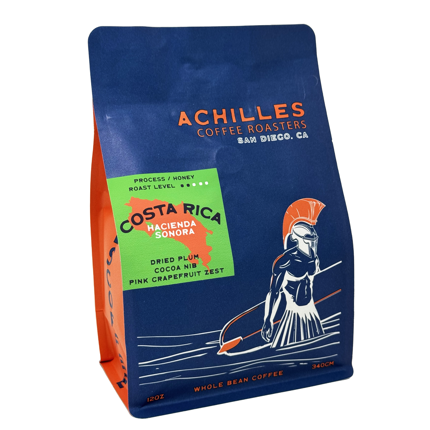 Buy Costa Rica Hacienda Sonora Natural Single Origin Coffee Online Achilles Coffee Roasters