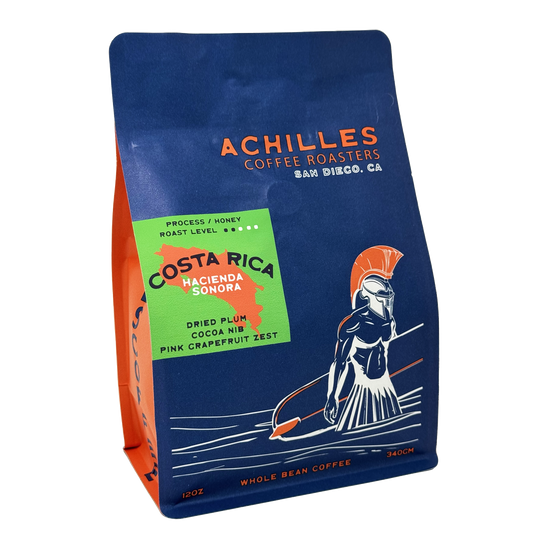 Buy Costa Rica Hacienda Sonora Natural Single Origin Coffee Online Achilles Coffee Roasters