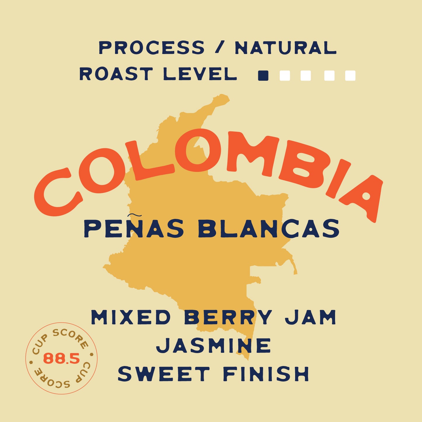 Colombia Peñas Blancas Natural Process