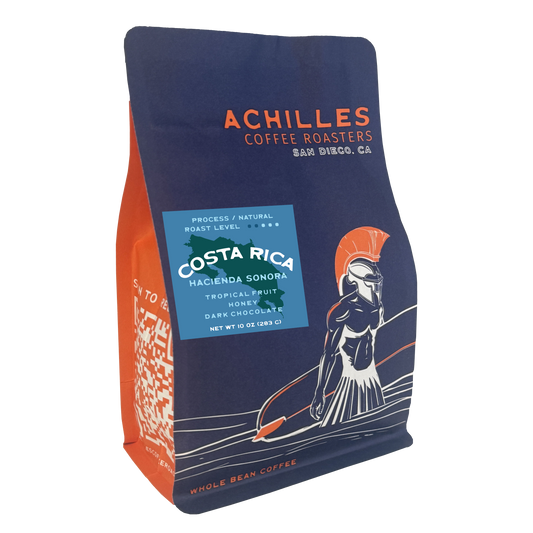 Achilles Coffee Roasters Costa Rica Hacienda Sonora 10 oz coffee bag