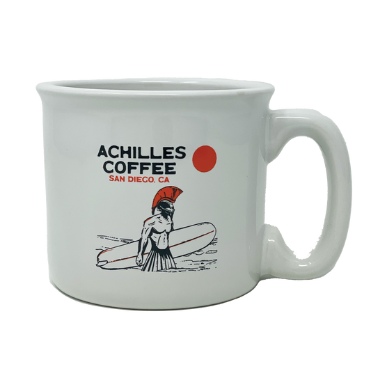Achilles Warrior Surfer Mug