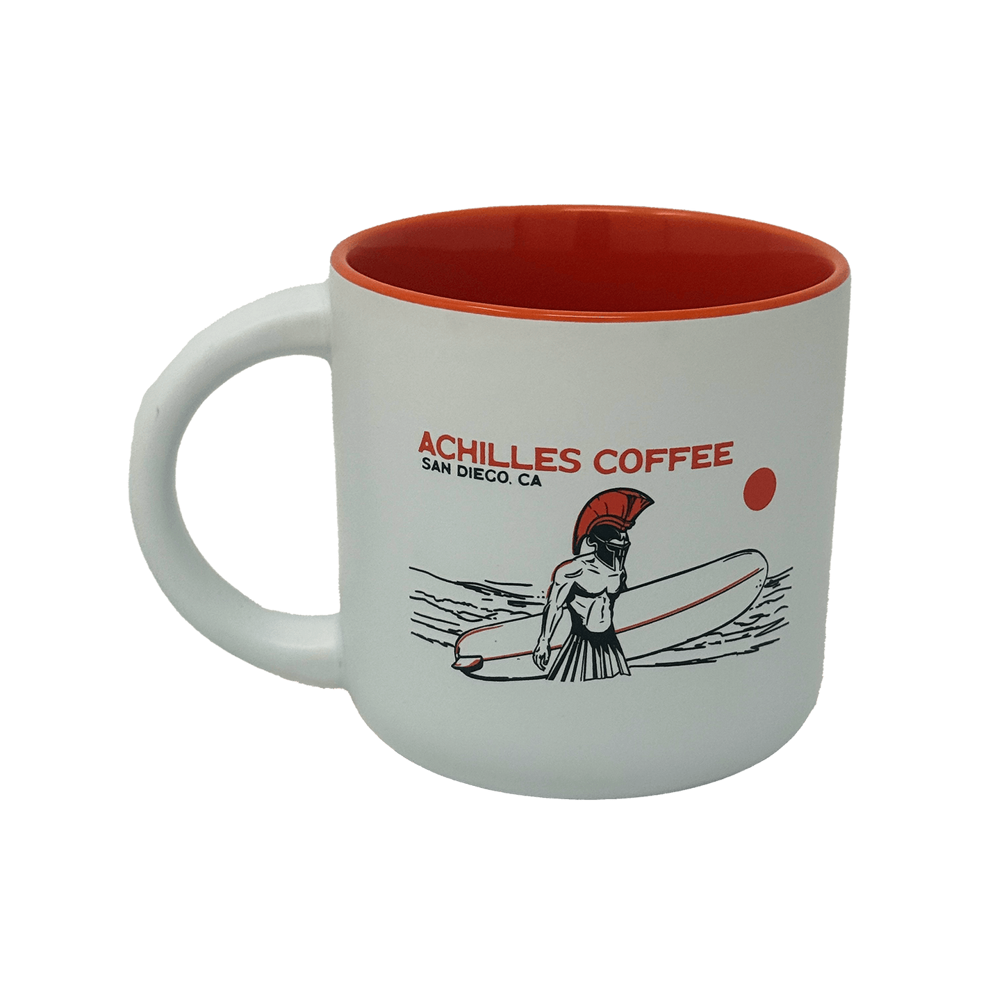 Achilles Warrior Surfer Mug