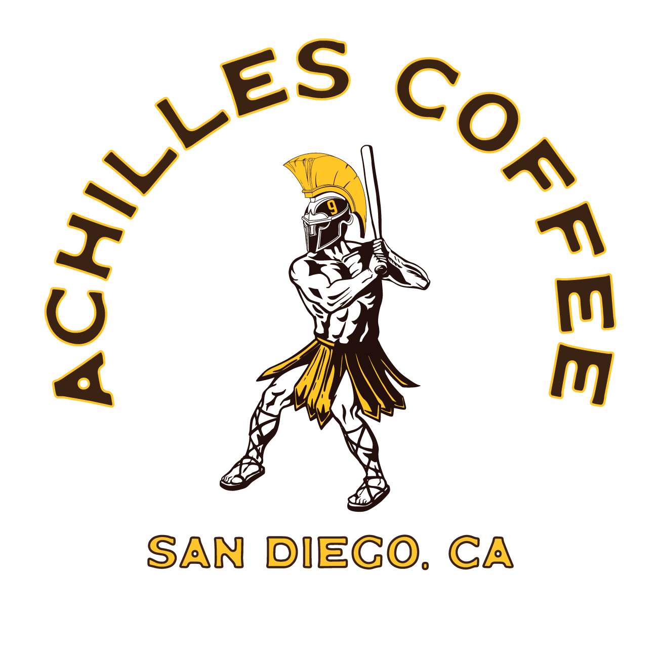 Achilles Coffee #9 Sticker